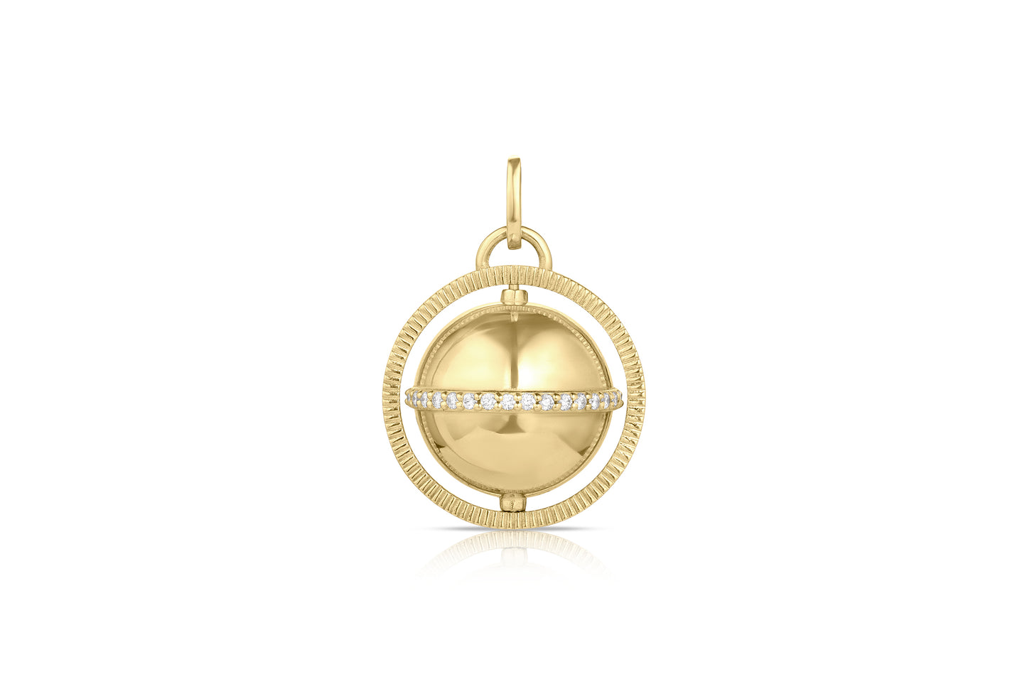 Spinning Globe Charm