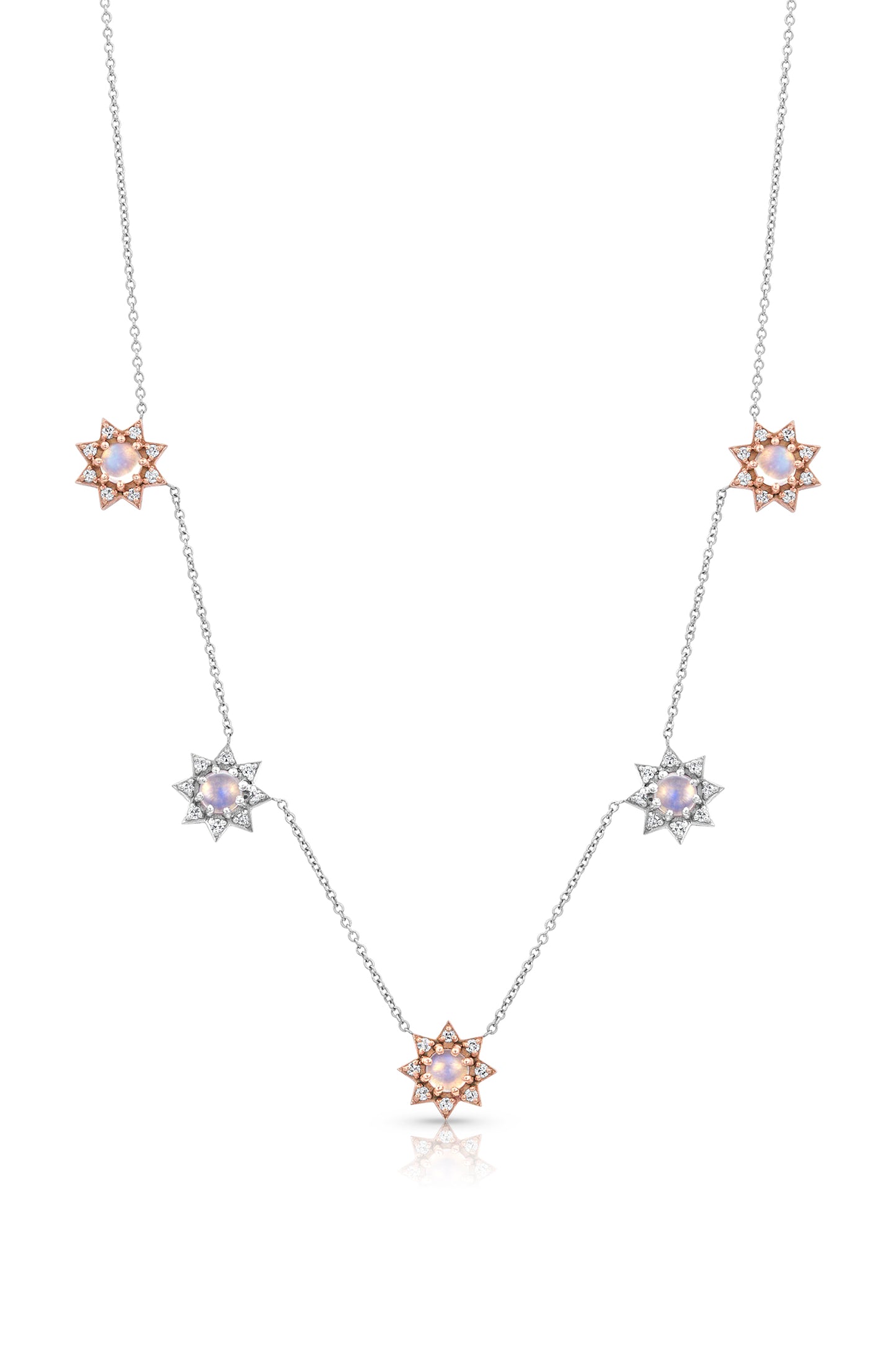 Mini Starburst Charm Necklace