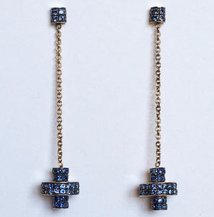 Cylinder Disco Drop Earring