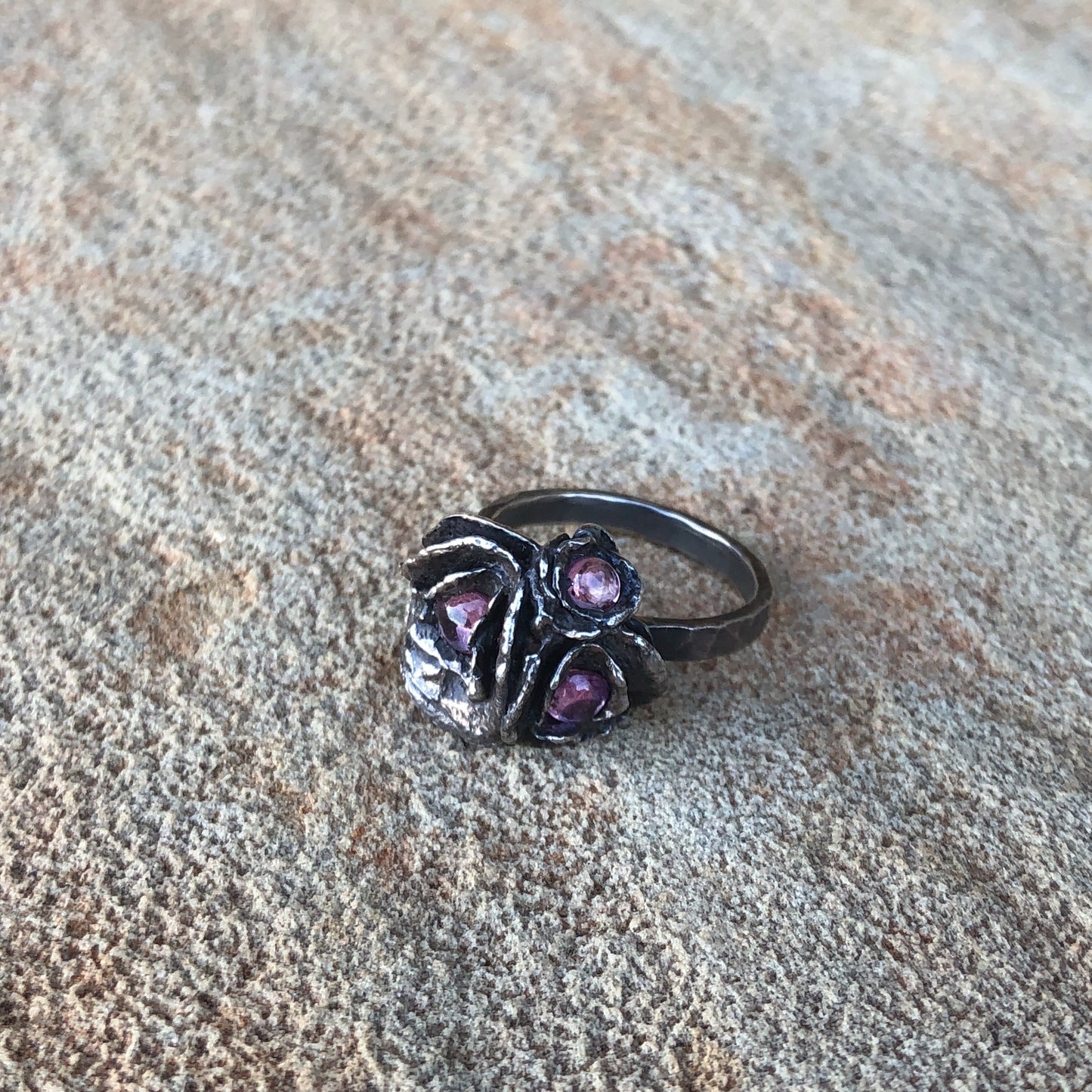 Sculptural Flower Ring