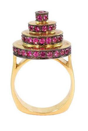 Round Pyramid Ring