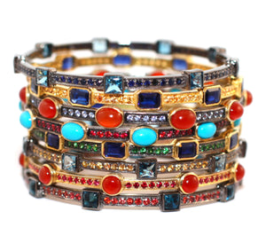Classic Gemstone Bangle