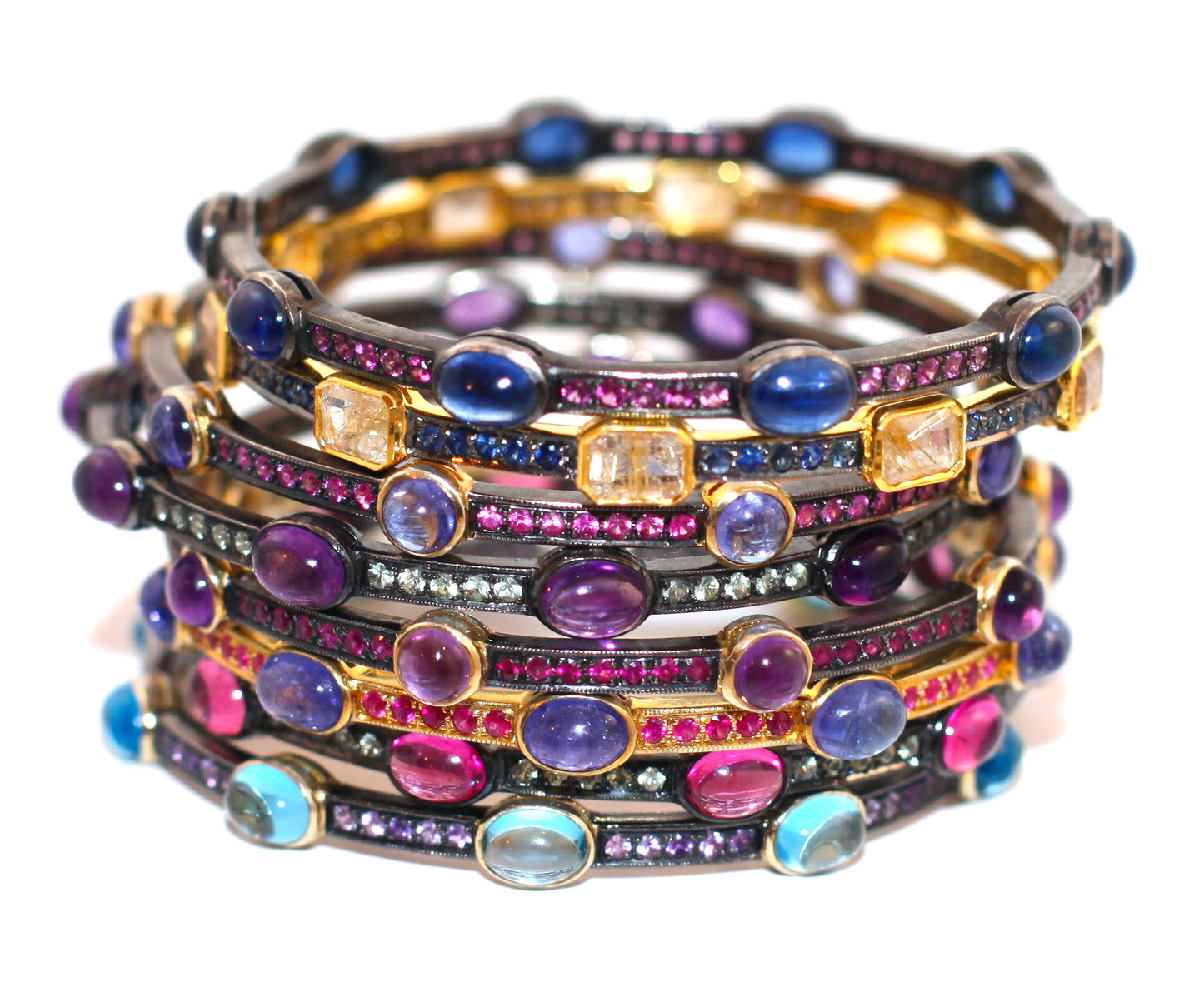 Classic Gemstone Bangle