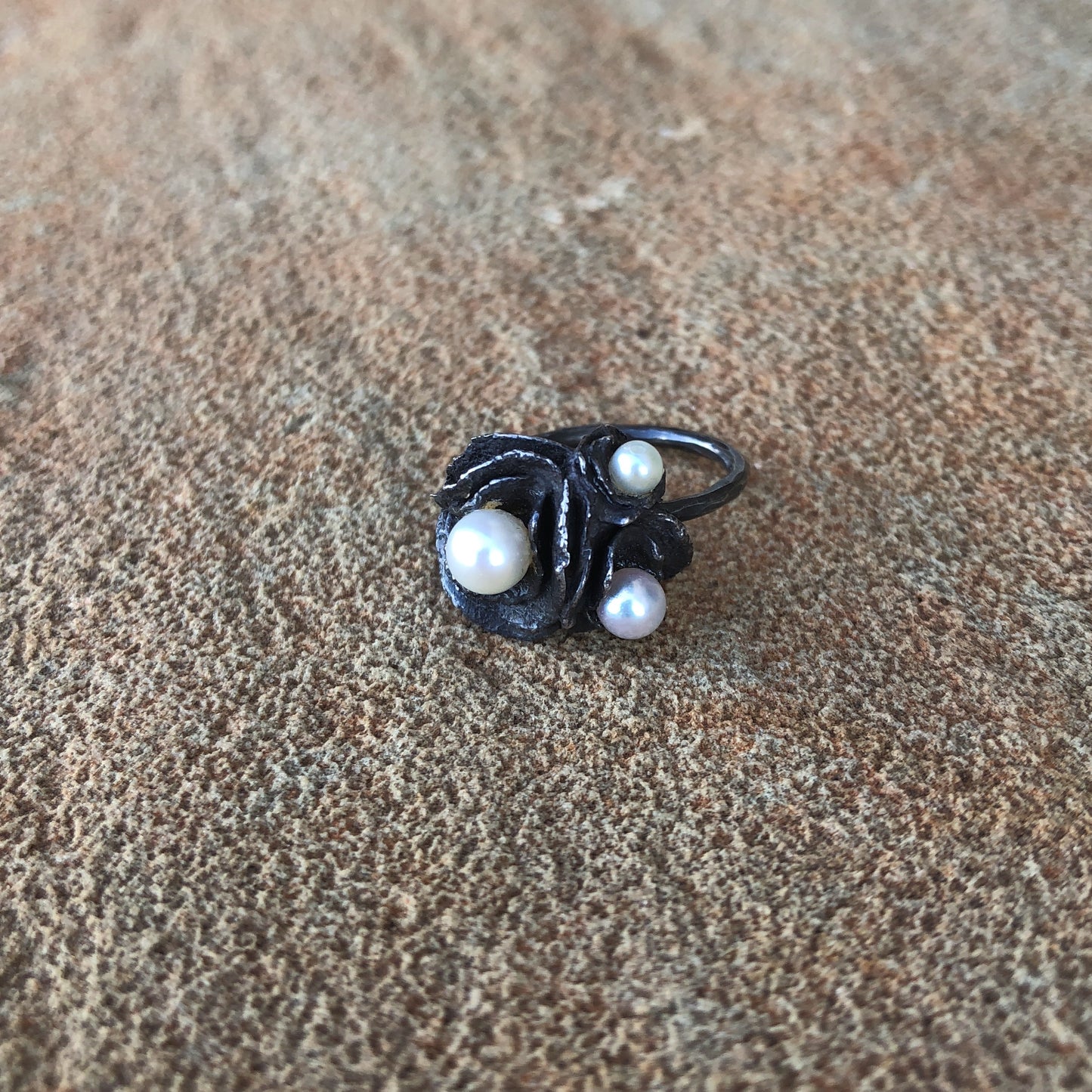 Sculptural Flower Ring