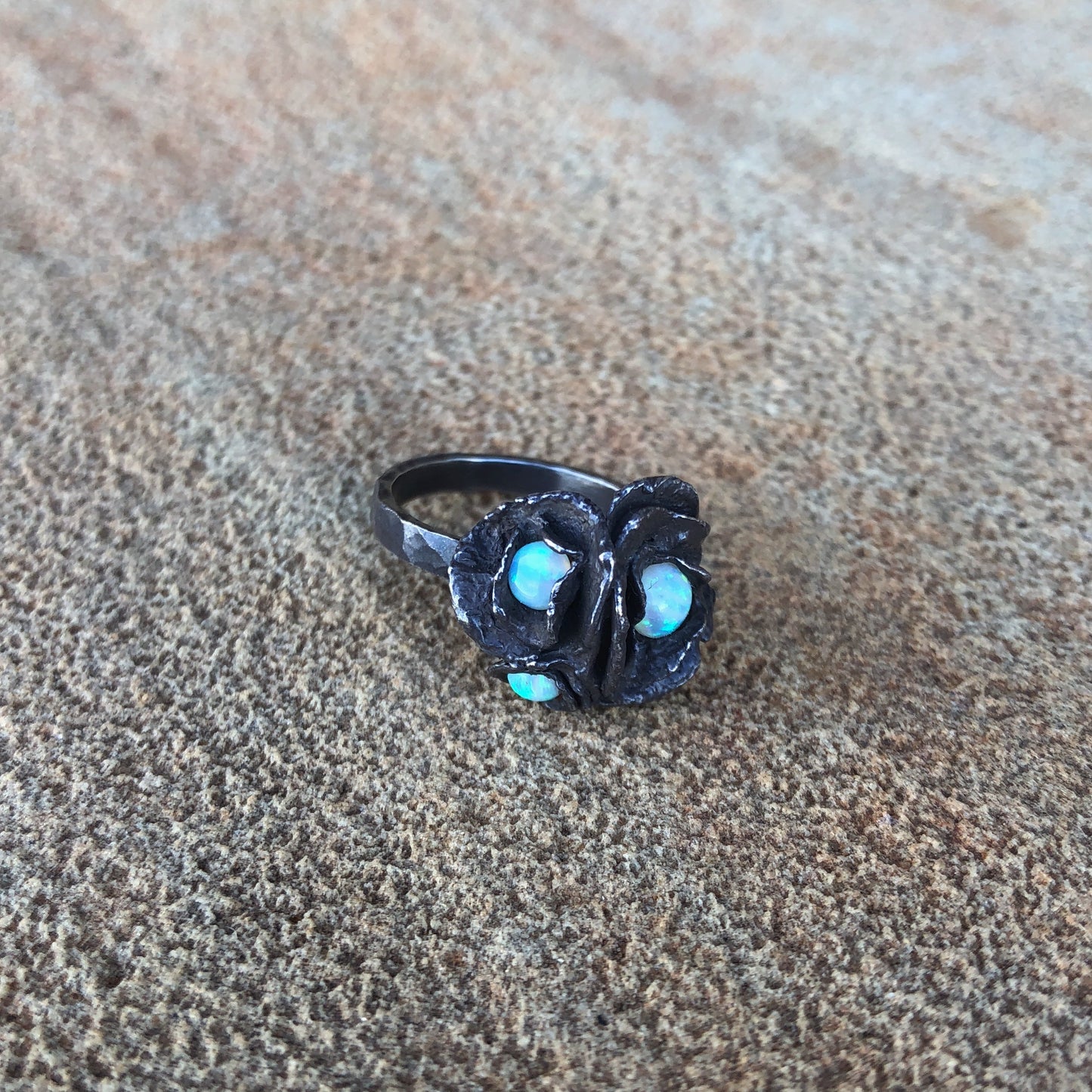 Sculptural Flower Ring