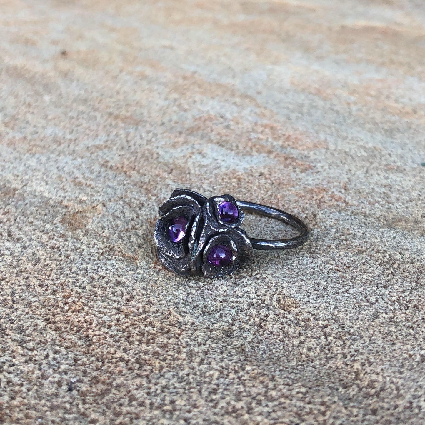 Sculptural Flower Ring