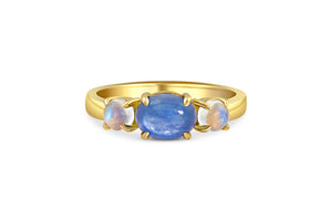 3 stone Gemfetti ring