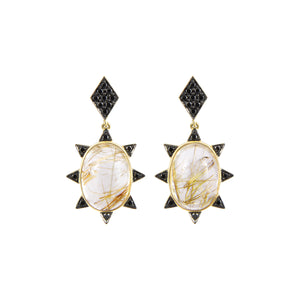 Rutile Starburst Earring