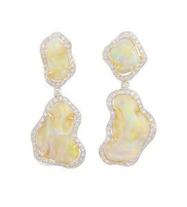 Tumbled Opal Gala Earrings