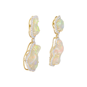 Tumbled Opal Gala Earrings