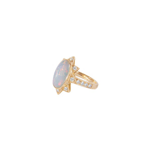 Oval Starburst Ring