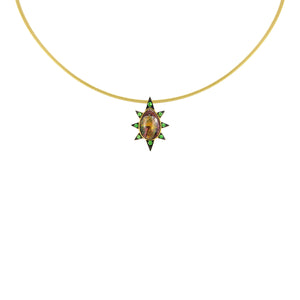 Pear Burst Necklace