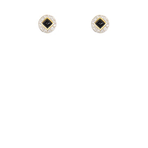 Onyx Chain Earring