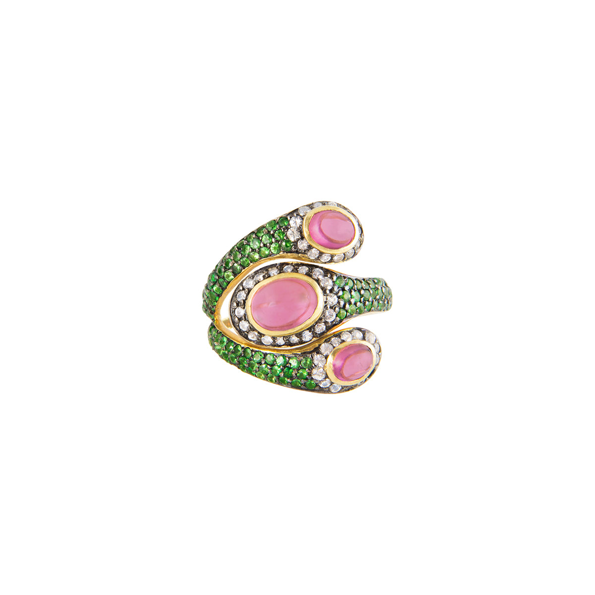 Abstract Snake Ring
