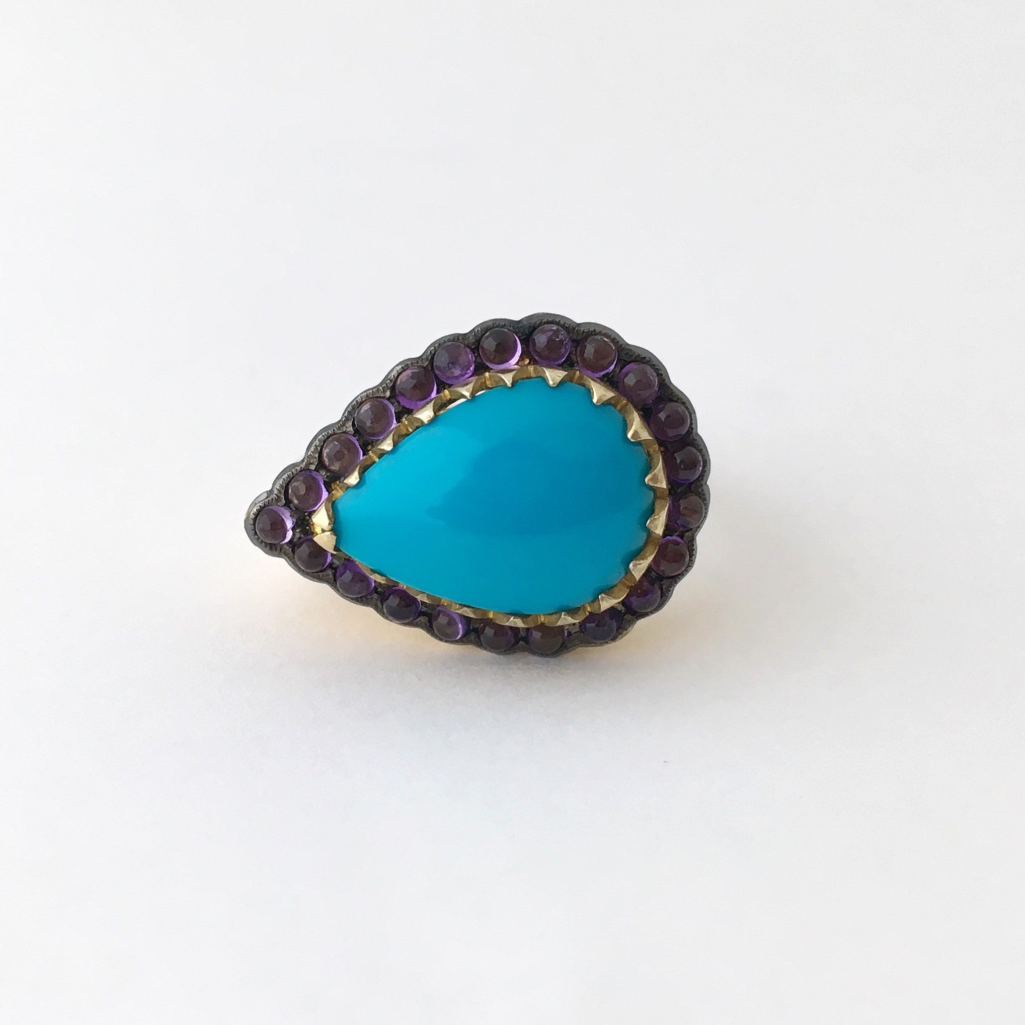 Resting Teardrop Ring