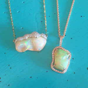 Tumbled Opal Necklace