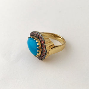 Resting Teardrop Ring